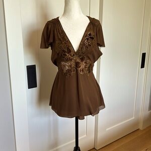 Vintage DKNY silk blouse